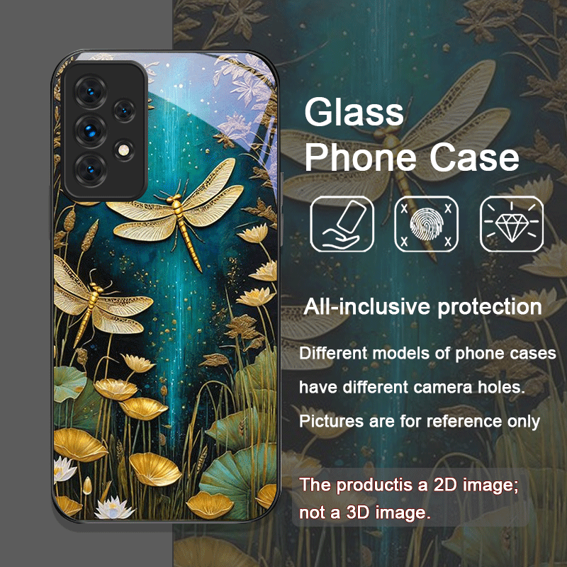 Flower Golden Dragonfly Temper - Samsung Galaxy A55 review and price