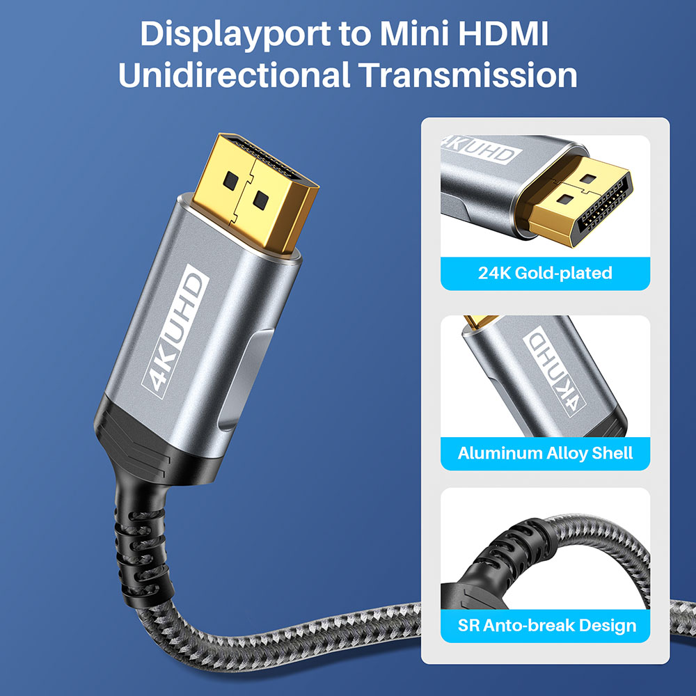 DisplayPort To Mini HDMI Cable - Tablet Lap Desk review and price