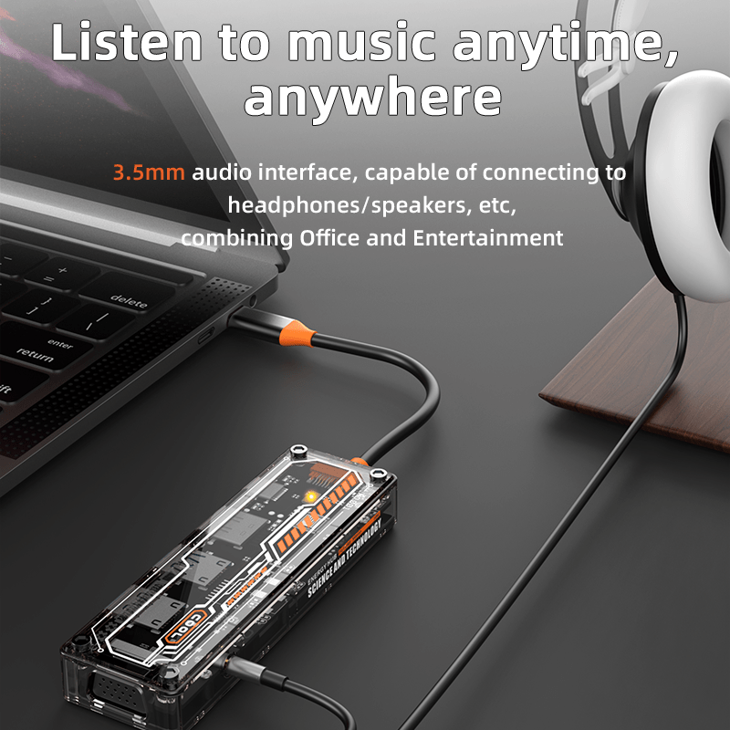 6-in-1 USB-C Hub for MacBook P - Usb Hub Type C review and price