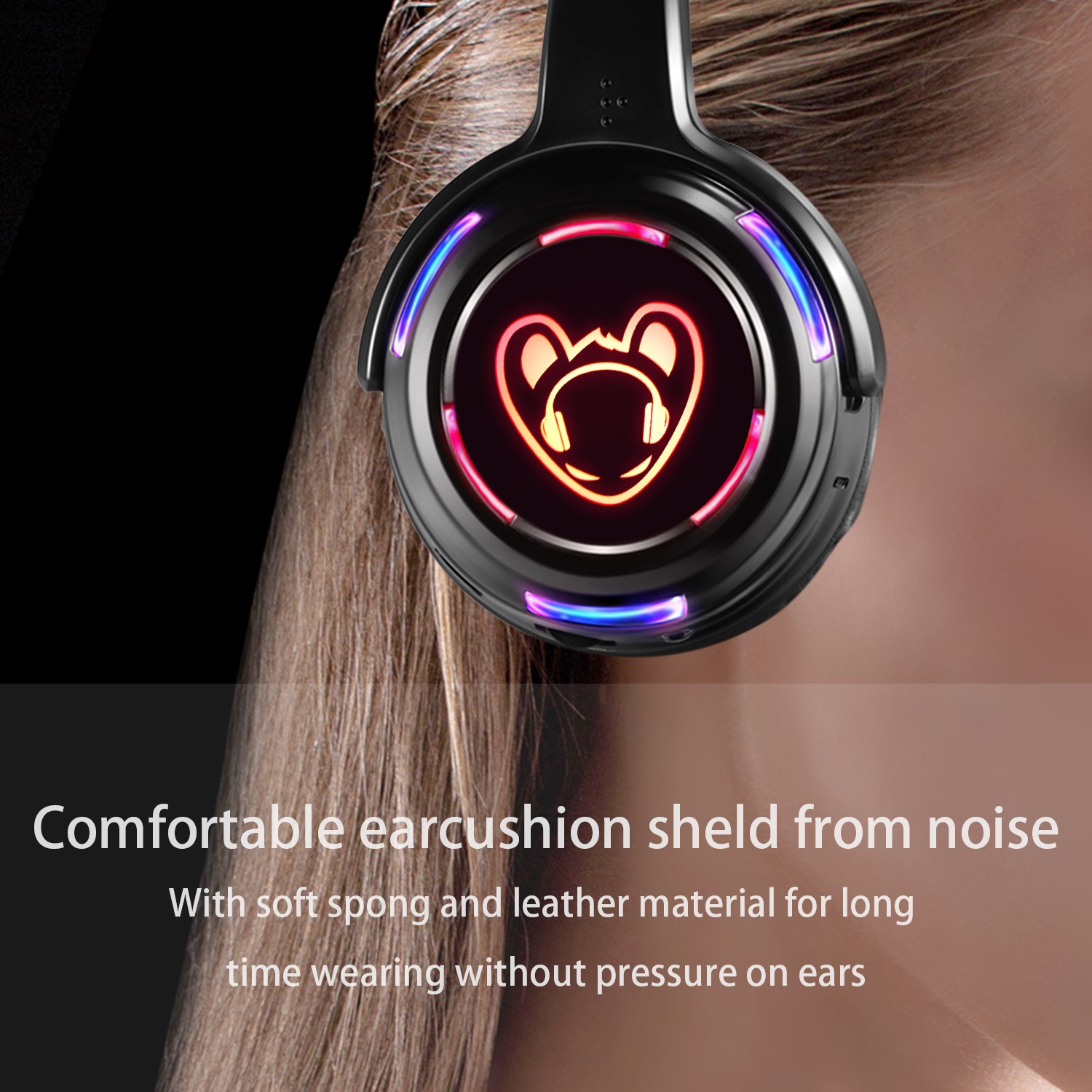 LED Flashing Light Silent Disc - Wired Earphone Lightning review and price