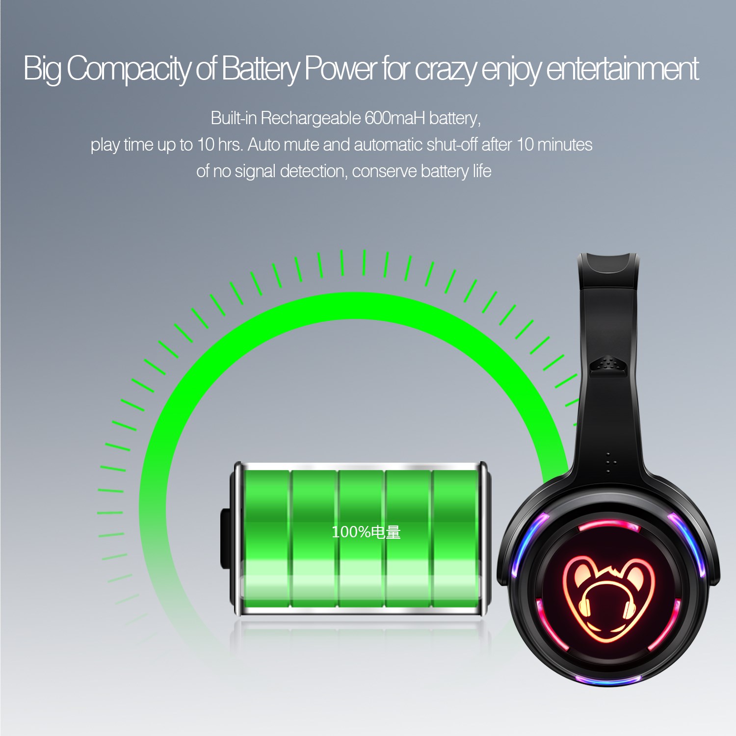 LED Flashing Light Silent Disc - Wired Earphone Lightning review and price