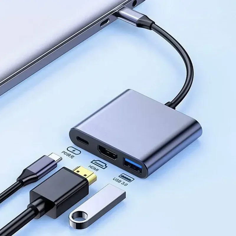 Type-C 3-in-1 Multiport Adapte - Usb Hub Type C review and price