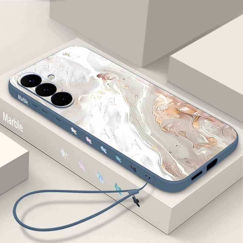 Marble Print Soft TPU Lanyard  - Samsung Galaxy A55 review and price